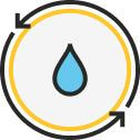 icon showing water drop