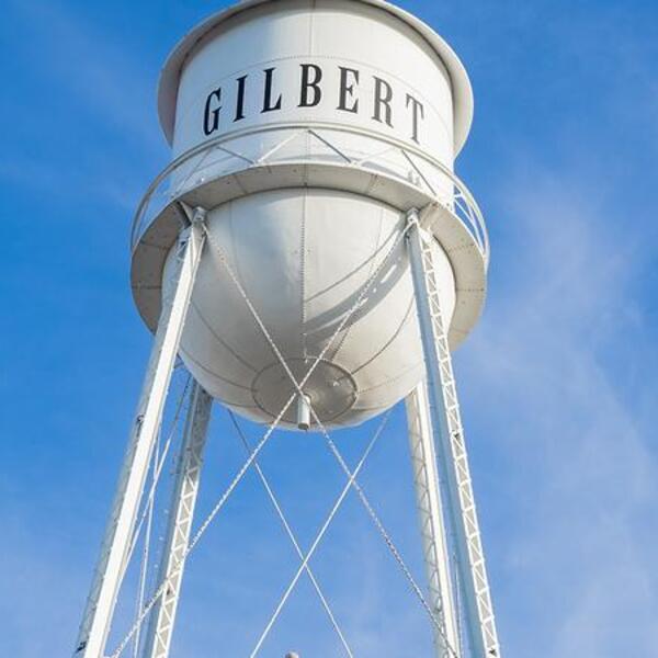 Water tower in Gilbert, AZ