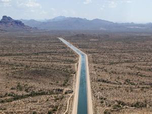 view of the Central Arizona Project water supply delivery system